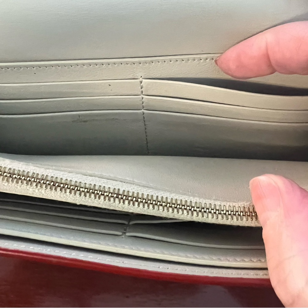 Celine Continental  long leather wallet - Picture 4 of 13